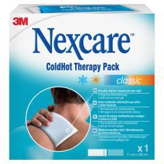 Nexcare ColdHot Therapy Pack Classic, zimno-ciepły okład żelowy wielokrotnego użytku, 11 cm x 26 cm, 1 szt.