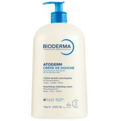 Bioderma Atoderm, kremowy żel, do mycia twarzy i ciała, 1000 ml