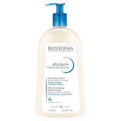 Bioderma Atoderm, kremowy żel, do mycia twarzy i ciała, 1000 ml