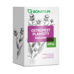 Bonatium Ostropest Plamisty Mielony zioła do zaparzania, 200 g