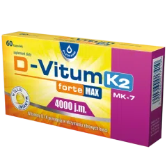 D-Vitum Forte Max 4000 j.m. K2, kapsułki, 60 szt.
