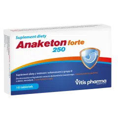 Anaketon Forte 250, tabletki, 10 szt.