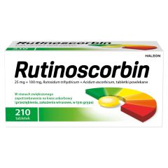 Rutinoscorbin, tabletki powlekane, 210 szt.