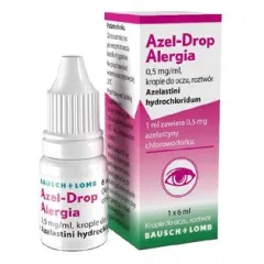 Azel-Drop Alergia, 0,5 mg/ml, krople do oczu, 6 ml, butelka