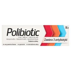 Polibiotic, (5 mg+5000 j.m.+400 j.m.g), maść, 15 g (tuba)