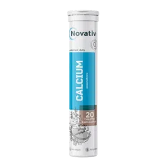 Novativ Calcium, tabletki musujące, 20 sztuk