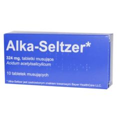 Alka-Seltzer, 324 mg,tabl.musuj.,(i.row),InPh,Bulg, 10 szt