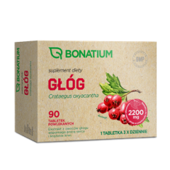 Bonatium Głóg tabletki powlekane 90 sztuk