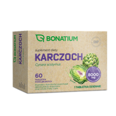 Bonatium Karczoch tabletki powlekane, 60 sztuk