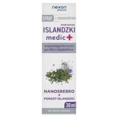 Islandzki medic+ z nanosrebrem, spray, 30 ml