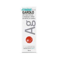 Nanobiotic Med Silver Antybakteryjny i łagodzący spray na infekcje gardło, 30 ml