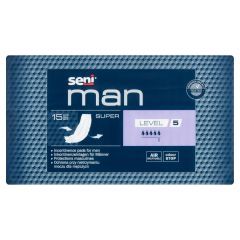 Seni Man Super Level 5,pieluchy,anatom.,dla mezcz,15szt