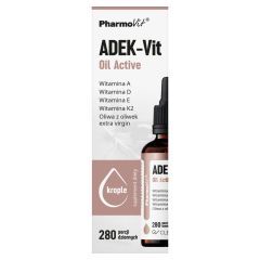 ADEK-Vit Oil Active Clean label Pharmovit, krople, 30 ml