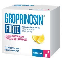 Groprinosin Forte, 1000 mg,gran.d/sp.rozt.doustn,1,8g,10sasz