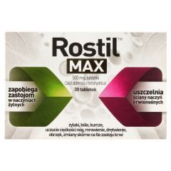 Rostil max, 500 mg, tabl., 30 szt