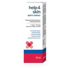 Help4Skin Septi-Spray, (1mg+20mg)/g, aer.na skore, 50 ml