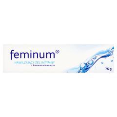 Feminum, żel intymny, nawilżający z kwasem mlekowym, 75 g