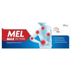 Mel Max Actigel, 20 mg/g, zel, 180 g