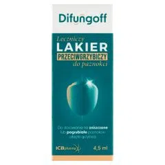 Difungoff, lakier, leczn.,przeciwgrzybiczy,do paznokci,4,5ml