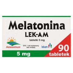 Melatonina Lek-AM, 5 mg, tabl., 90 szt