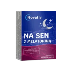 Novativ Na sen z melatonina, tabletki, 30 sztuk
