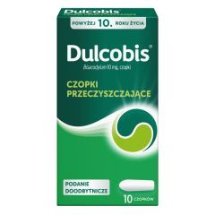 Dulcobis,10 mg, czopki, 10 szt