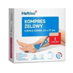 Heltiso kompres żelowy ciepło-zimno, 13cm x 17cm, 1 sztuka