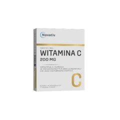 Novativ Witamina C 200 mg, tabletki, 60 sztuk