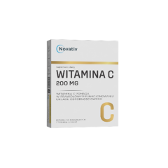 Novativ Witamina C 200 mg, tabletki, 60 sztuk