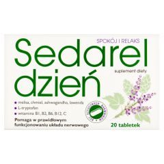 Sedarel Dzien, tabl.powl., 20 szt