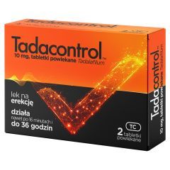 Tadacontrol, 10 mg, tabl.powl., 2 szt
