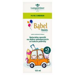Bąbel Travel, płyn z imbirem, 125 ml