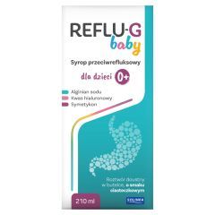 Reflu-G baby, syrop, p/refluksowy, dla dzieci, 210 ml