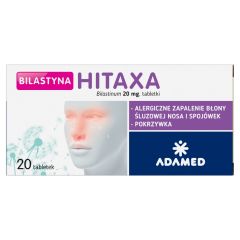 Bilastyna Hitaxa, 20 mg, tabl., 20 szt.