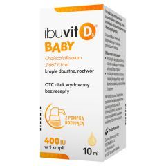 Ibuvit D3 Baby, 2667 IU/mL, krople doustne, 10 ml