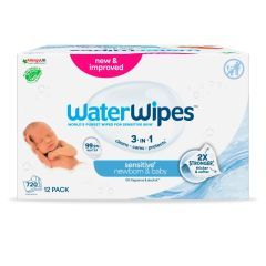 WaterWipes, chusteczki nawilżane dla noworodkó i niemowląt, 720 szt. (12x60)