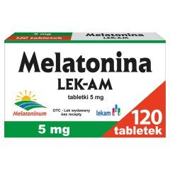 Melatonina Lek-AM, 5 mg, tabletki,120 szt