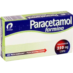 Paracetamol Farmina, 250 mg, czopki, 10 szt.