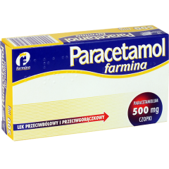 Paracetamol Farmina, 500 mg, czopki, 10 szt.