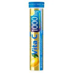 Vita C 1000 mg, Activlab Pharma, tabletki musujące, smak cytrynowy, 20 szt.