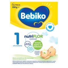 Bebiko 1 NUTRIflor Expert, mleko początkowe dla niemowląt, od urodzenia proszek, 350 g
