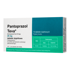 Pantoprazol Teva, 20mg,tabl.dojelit,(i.row),Delf,Wegry,14szt