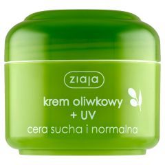 Ziaja, krem oliwkowy + UV, cera sucha i normalna, 50 ml