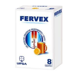Fervex, granulat do sporządzania roztworu doustnego, 13 g, 8 saszetek