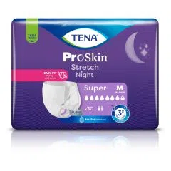 Tena Stretch ProSkin Super Night,piel-m,rozm.M,30szt(761194)