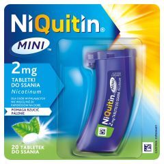 Niquitin Mini, 2 mg, tabl.do ssania, 20 szt,pojem.