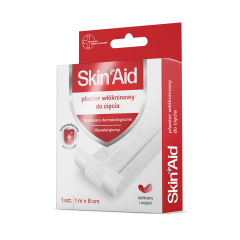Skin Aid, Plaster Włókninowy Do Cięcia, 1m X 8cm