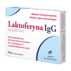 Laktoferyna IgG, tabletki do ssania, 15 szt.