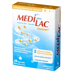 Nexon Pharma Mediprolac Immuno, kapsułki, 20 szt.