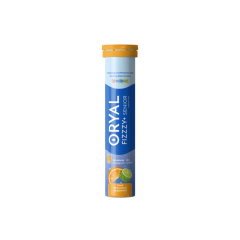 Oryal Fizzzy+ Senior, tabletki musujące,smak pomar.,bergam., 20 szt
